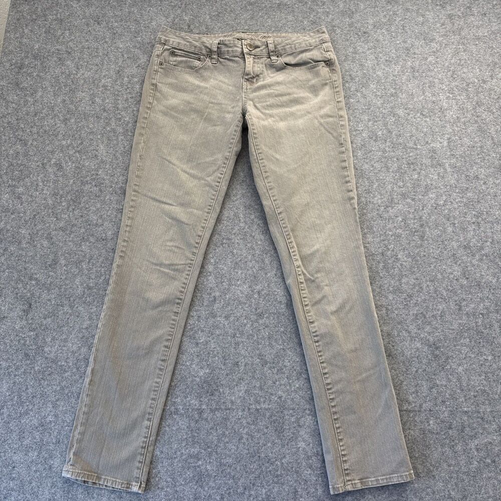 American Eagle Skinny 77 Women's size 6 Gray Denim Jeans